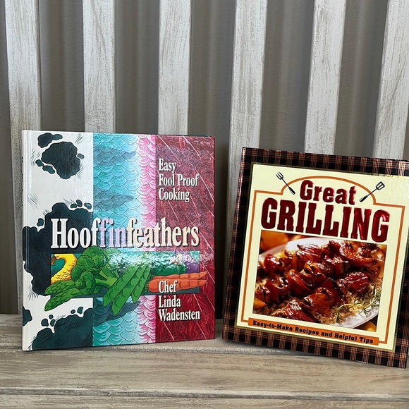 Cook Book Set 🧑‍🍳🆕🧑‍🍳Lisa Wadensten & Great Grilling Cook Books Like New - Picture 1 of 6